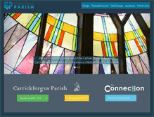 Tablet Screenshot of carrickparish.org